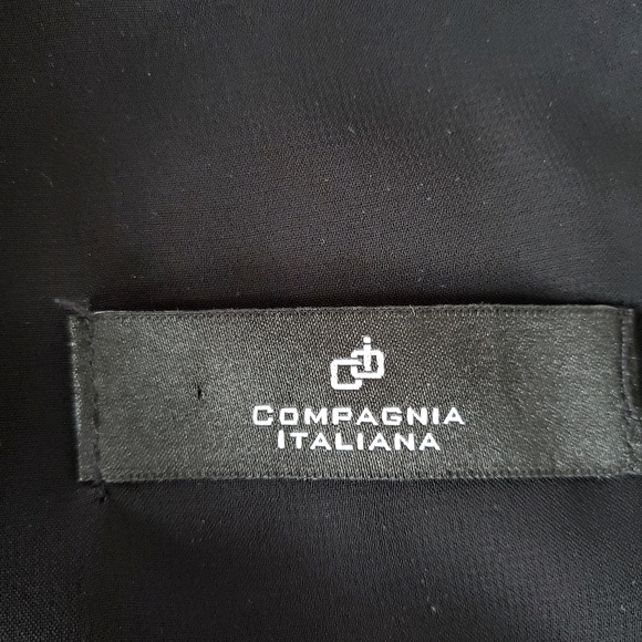 Compagnia Italiana Black Leather Wrap Skirt Size Small - Picture 8 of 11